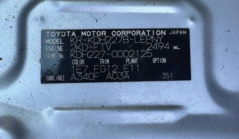 
								Toyota Quantum High Roof full									
